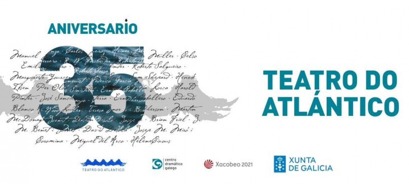 Teatro do Atlántico celebra o seu 35º aniversario enriba das táboas do Salón Teatro compostelán con catro das súas últimas propostas