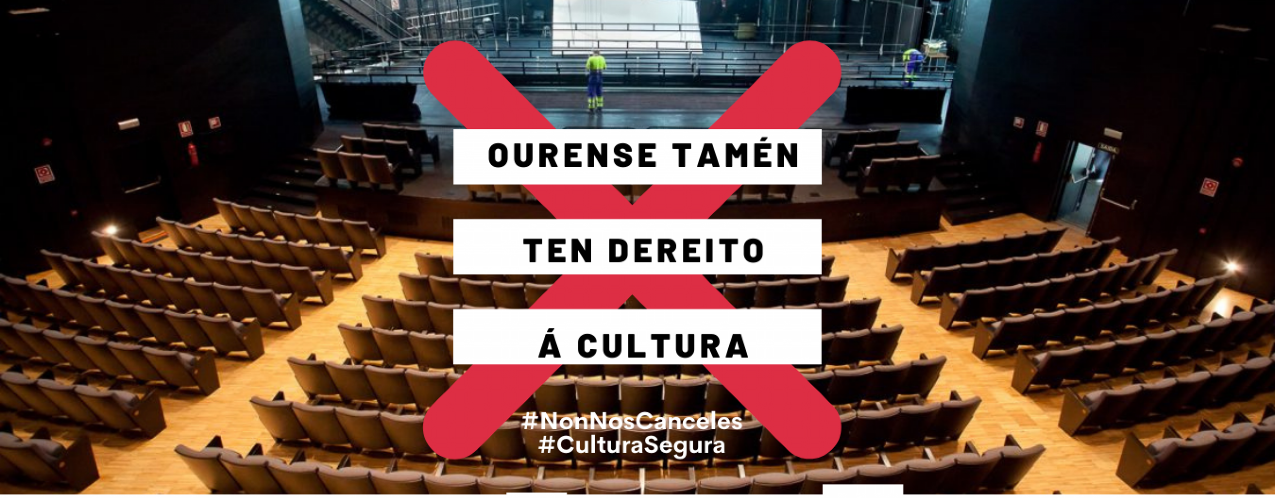 Escena Galega publica un comunicado amosando o seu rexeitamento á decisión do Concello de Ourense de manter pechado o Auditorio Municipal e o illamento cultural que está a sufrir a cidade